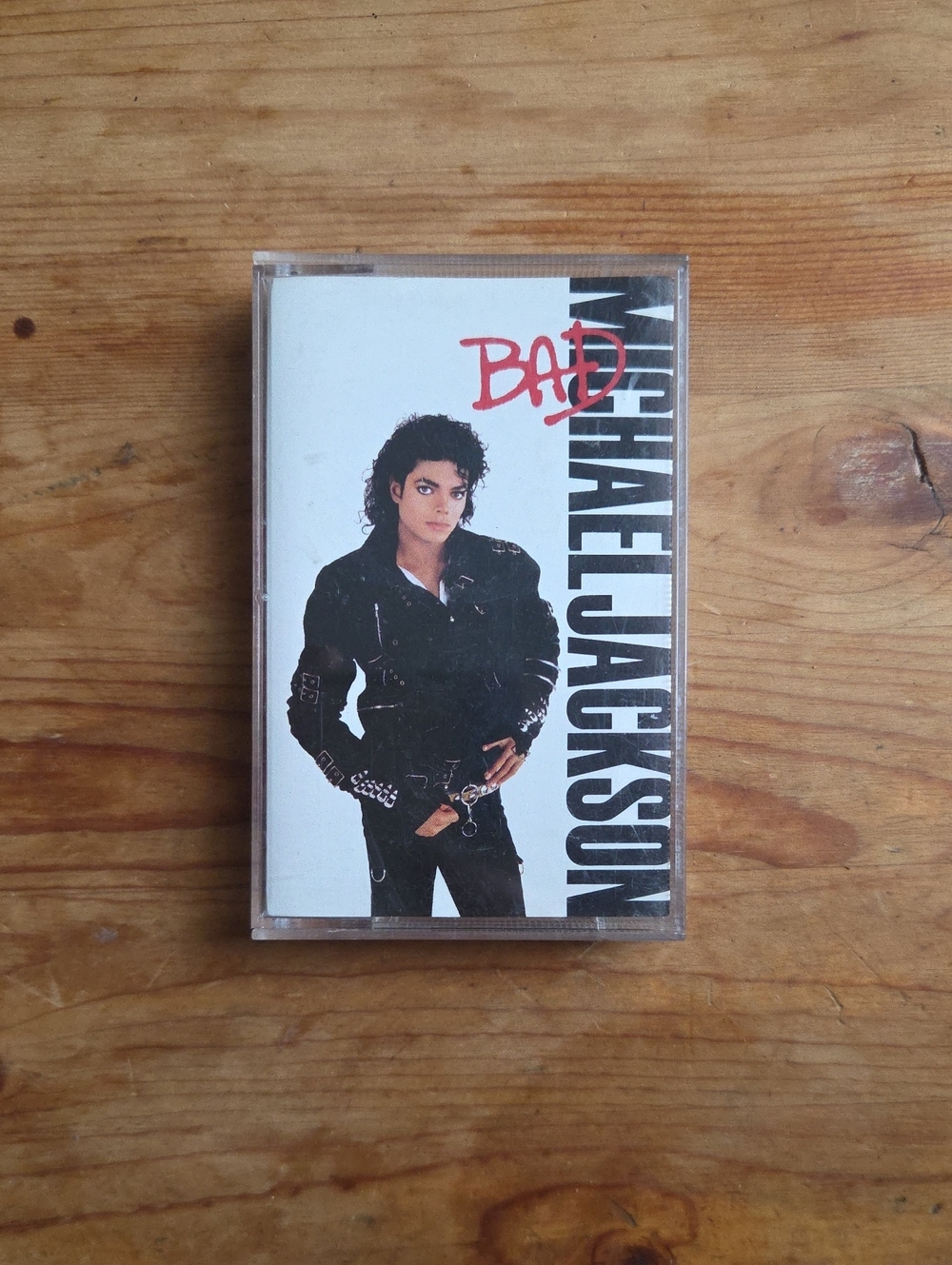 Michael Jackson 1987 Bad Vintage Cassette Tape Original Epic Pop Soul Album